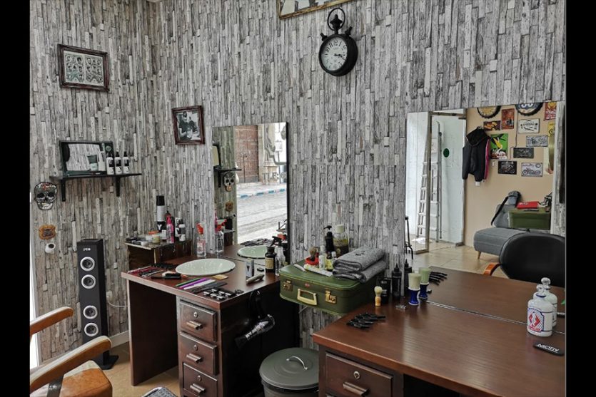 Zona de trabajo de La Barbería de Osuna